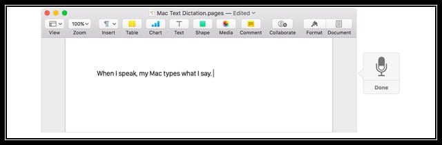 speech to text for mac osx